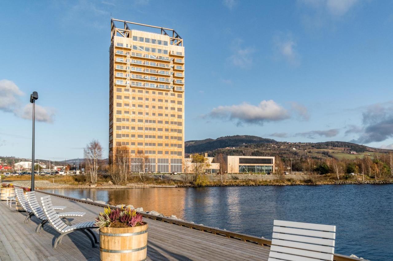 Mjos Tower Apartment - Lovely City View Sjusjøen Exteriér fotografie
